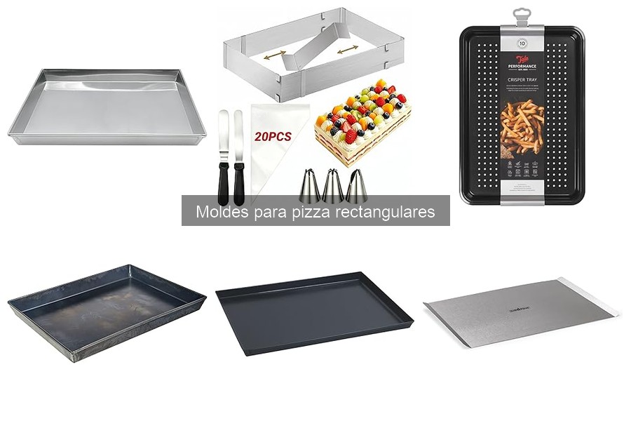 Cómo utilizar moldes para pizza rectangular fácilmente