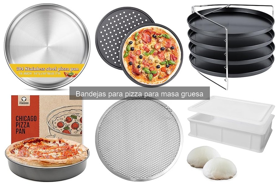 Comparativa: Bandejas para Pizza Gruesa vs Fina