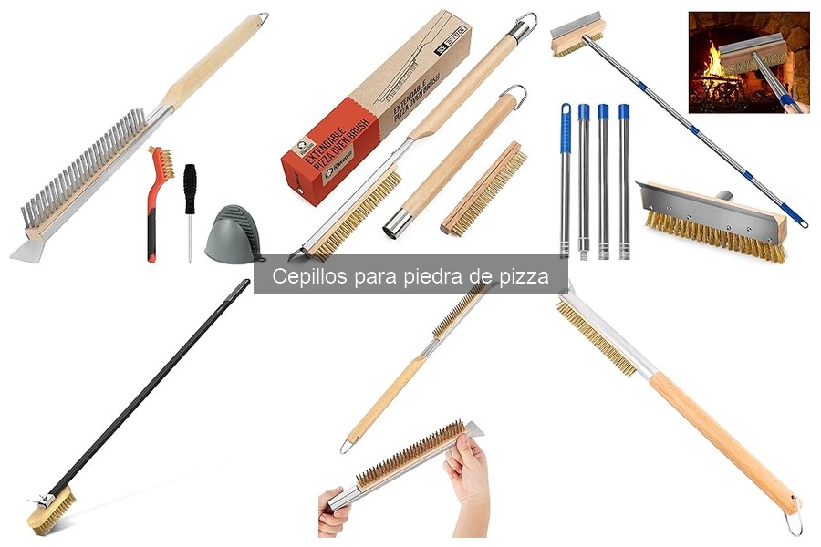 Comparativa: Cepillos de metal vs. nylon para piedra de pizza