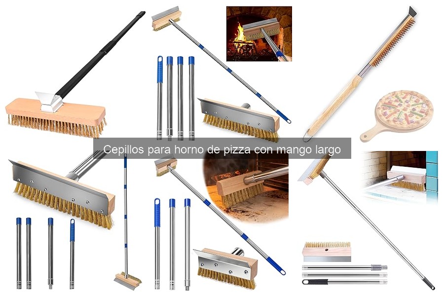 Comparativa: Cepillos para horno de pizza con mango largo vs. tradicionales