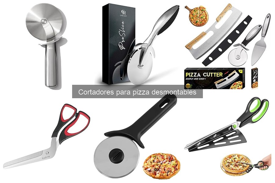 Comparativa: Cortadores de Pizza Desmontables vs Fijos