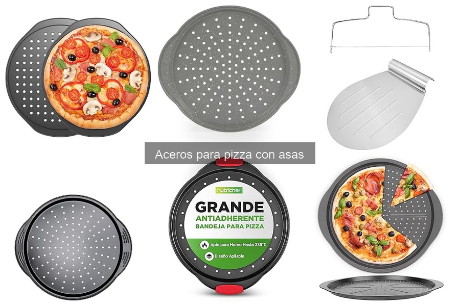 Comparativa de aceros para pizza con asas: características y precios
