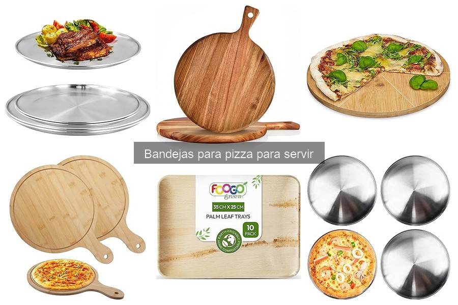 Comparativa de bandejas para pizza de Grizzly y Relaxdays