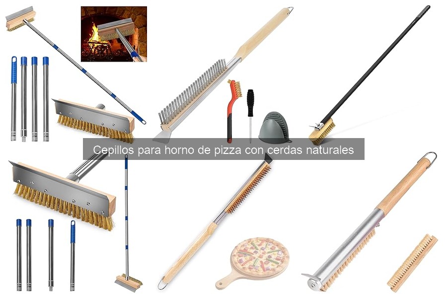 Comparativa de cepillos para horno de pizza: cerdas naturales vs metálicas