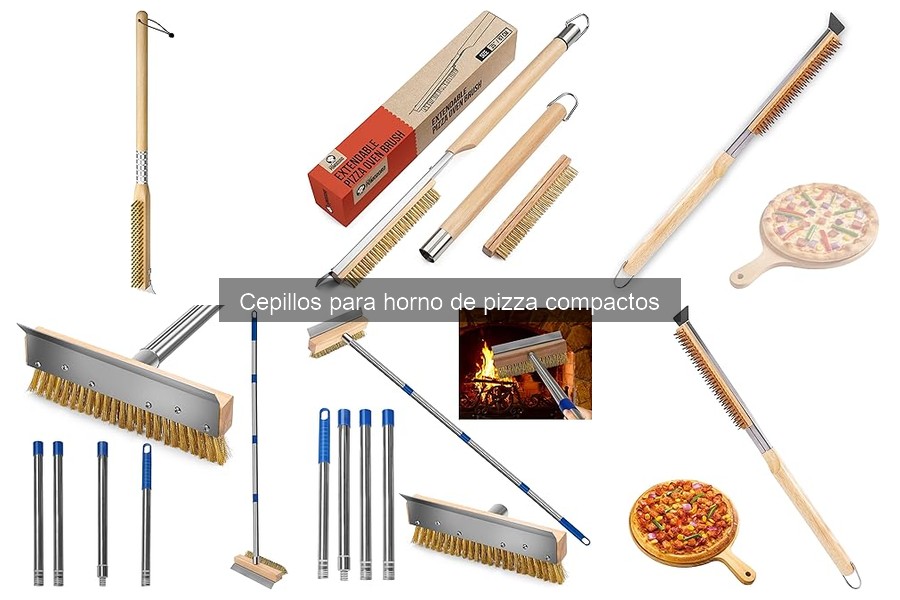 Comparativa de cepillos para horno de pizza compactos
