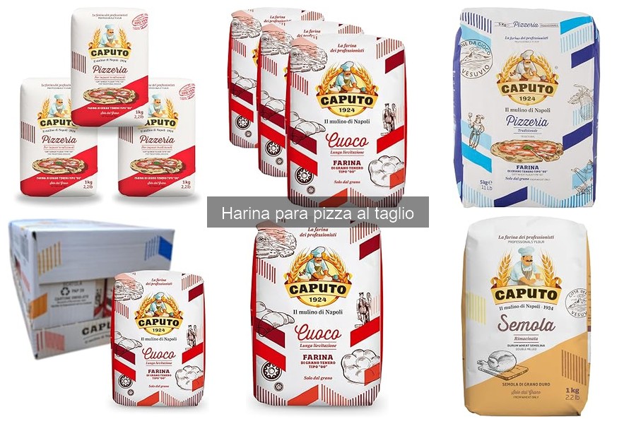 Comparativa de Harina para Pizza al Taglio vs. Otras Harinas