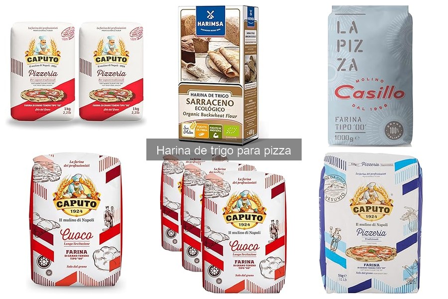 Comparativa de harinas de trigo para pizza: 0, 00 e integral