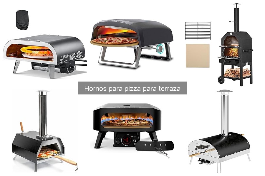 Comparativa de hornos de pizza de gas y eléctricos para terraza