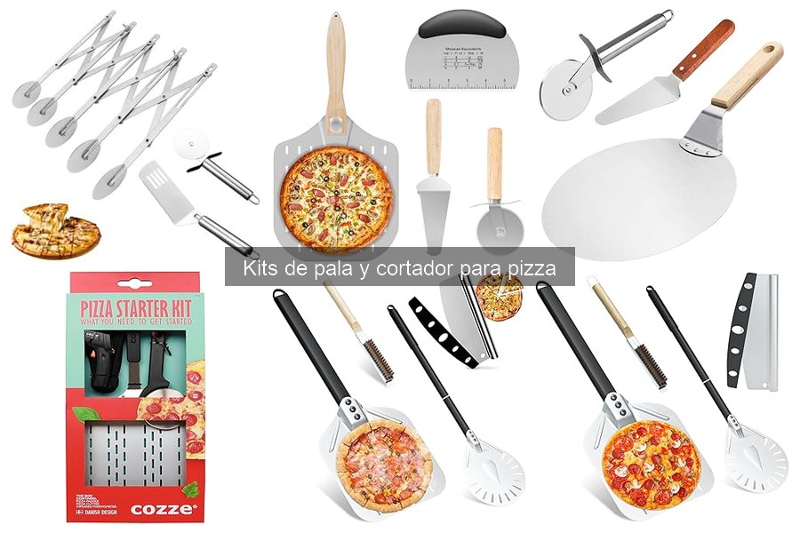 Comparativa de Kits de Pala y Cortador para Pizza y Utensilios