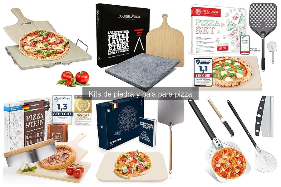 Comparativa de Kits de Piedra y Pala para Pizza