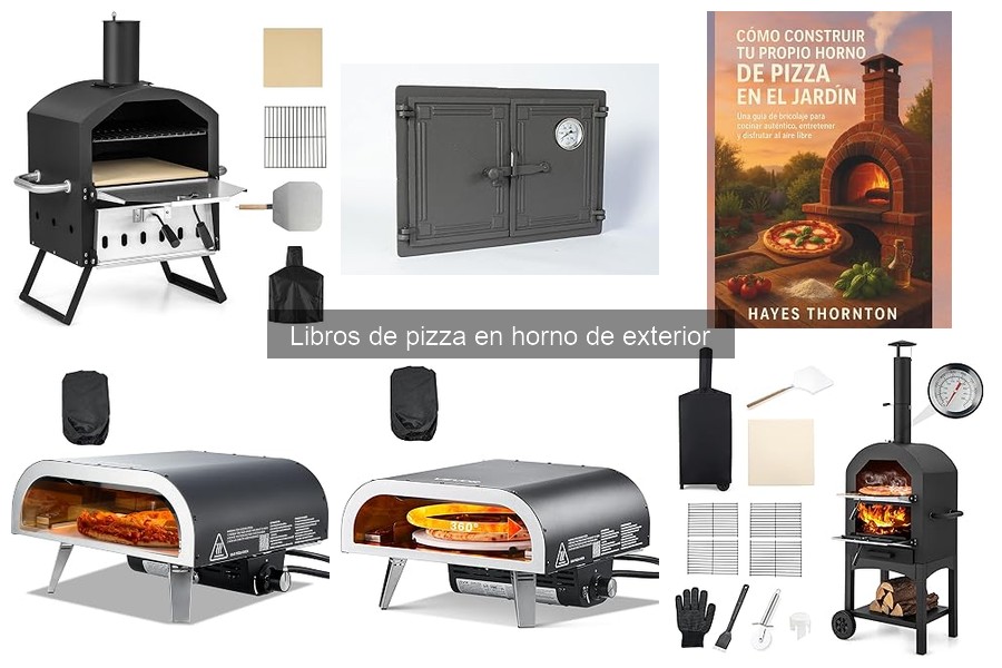 Comparativa de libros de pizza para hornos de exterior