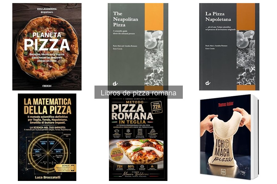 Comparativa de los mejores libros sobre pizza romana