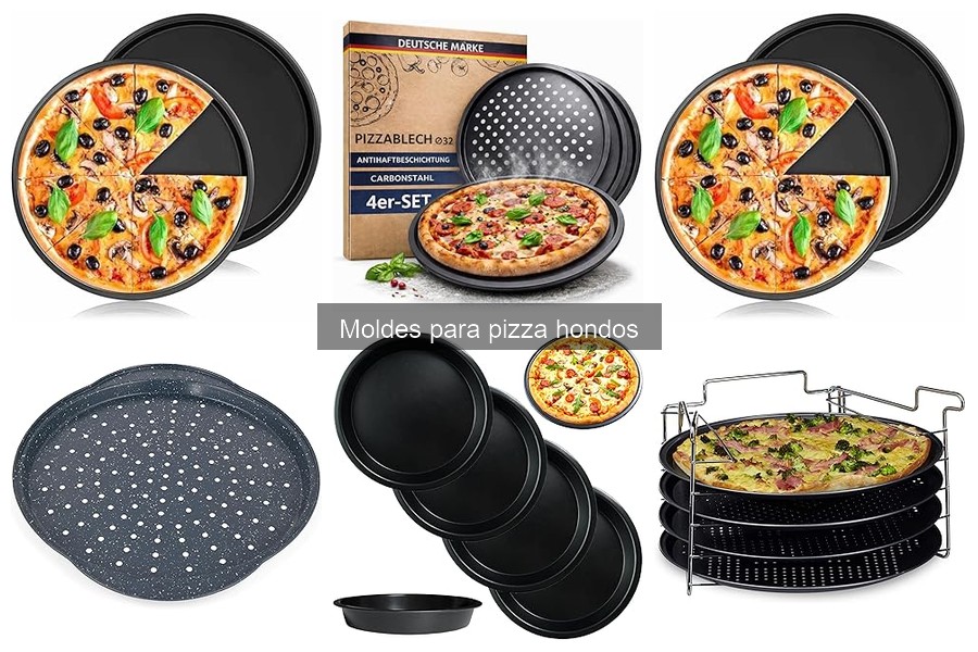 Comparativa de marcas de moldes para pizza hondos