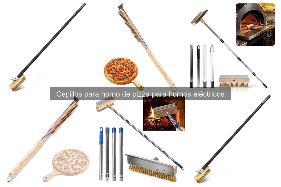 Comparativa de materiales en cepillos para horno de pizza
