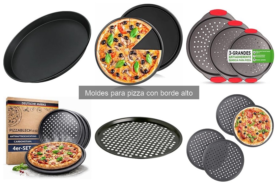 Comparativa de Moldes para Pizza con Borde Alto: Mejores Marcas