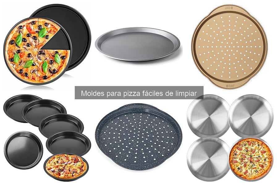 Comparativa de Moldes para Pizza Fáciles de Limpiar