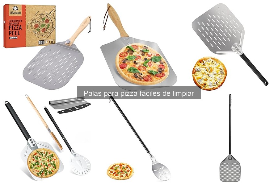 Comparativa de palas para pizza: limpieza eficiente garantizada