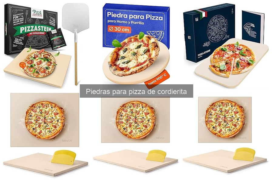 Comparativa de Piedras para Pizza de Cordierita y Otros Materiales