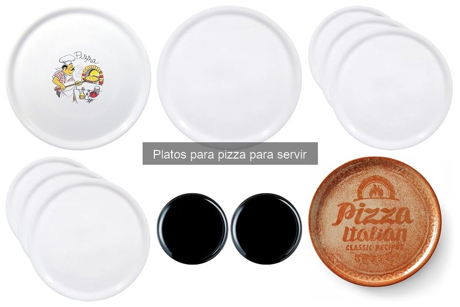 Comparativa de platos para pizza: calidad y precios