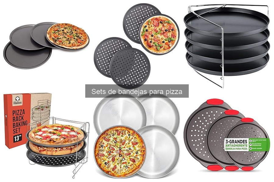 Comparativa de Sets de Bandejas para Pizza: Mejores Marcas
