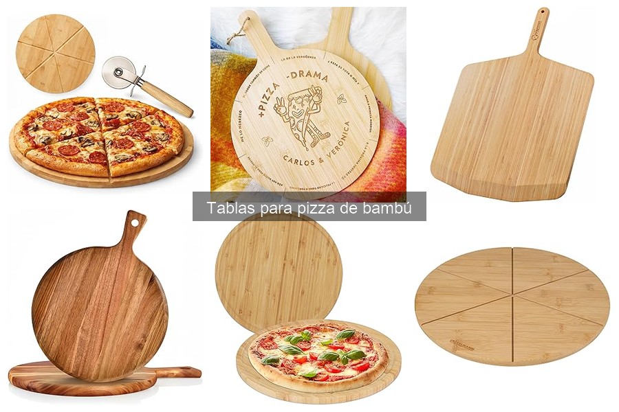 Comparativa de Tablas para Pizza de Bambú y Madera