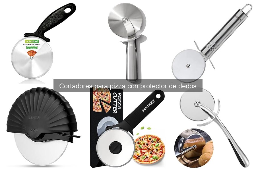 Comparativa entre cortadores de pizza con y sin protector