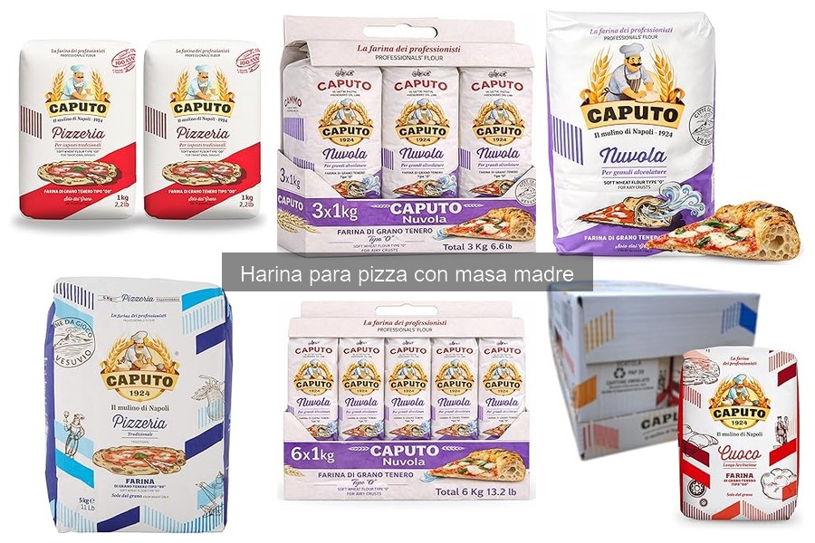 Comparativa: Harina para pizza con y sin masa madre