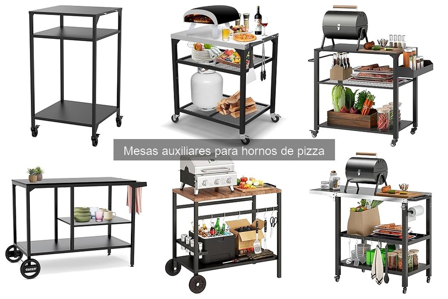Comparativa: Mesas fijas vs plegables para hornos de pizza