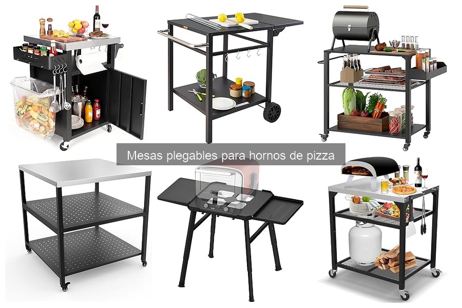 Comparativa: Mesas Plegables vs Fijas para Hornos de Pizza
