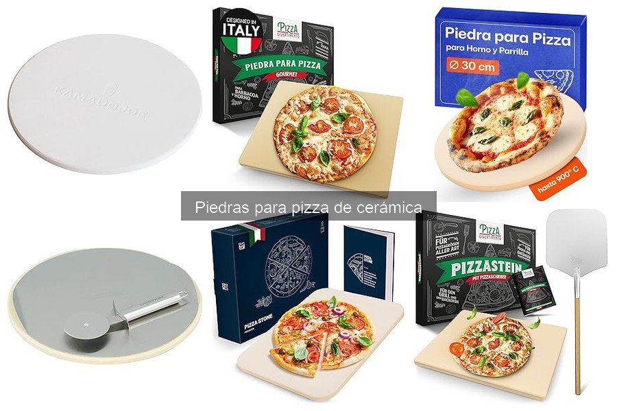 Comparativa: Piedras para pizza de cerámica vs otros materiales