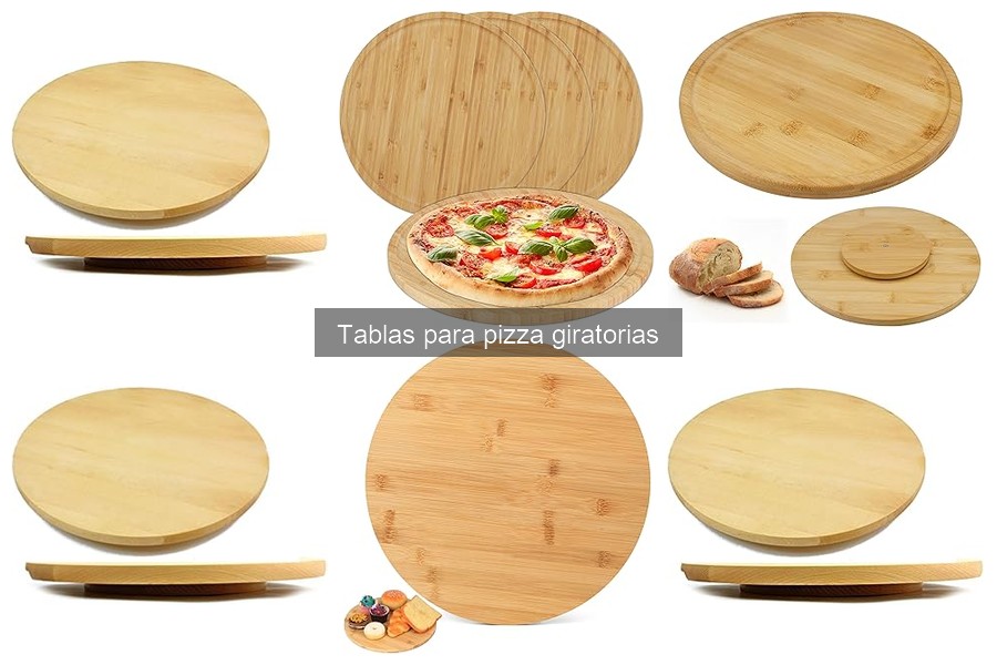 Comparativa: Tablas Giratorias de Madera vs. Acero para Pizza