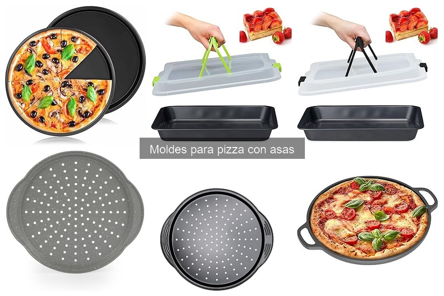 Comprar moldes para pizza con asas al mejor precio