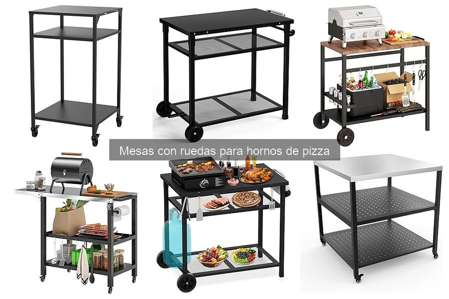 Consejos para Instalar Mesas con Ruedas para Hornos de Pizza