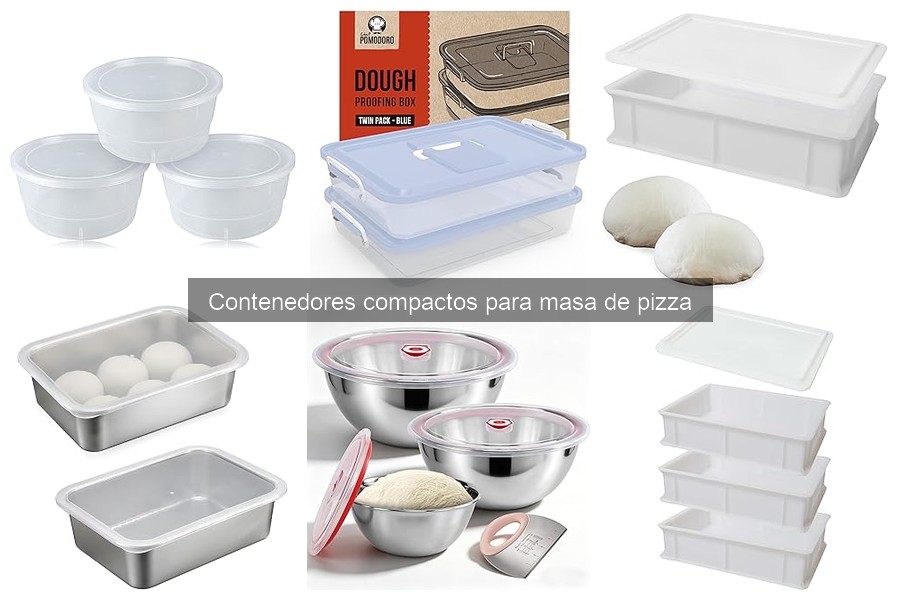 Contenedores compactos para masa de pizza: ¿Qué son y para qué sirven?
