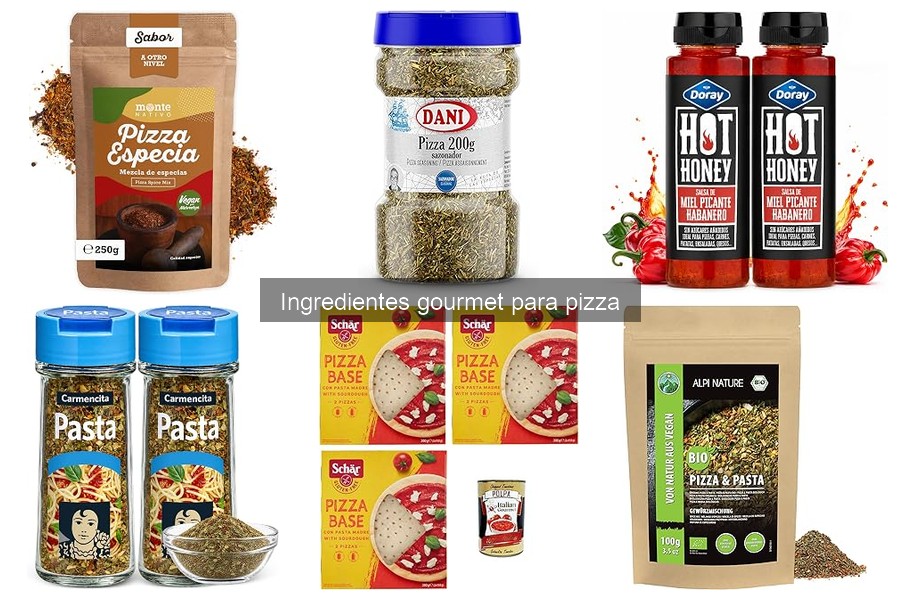 Deliciosas recetas de pizza con ingredientes gourmet