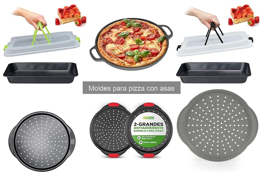 ** Descubre los moldes para pizza con asas: características y más