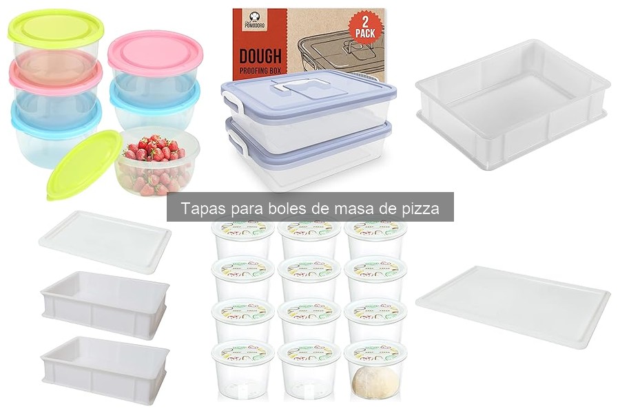 Descubre qué son las tapas para boles de masa de pizza
