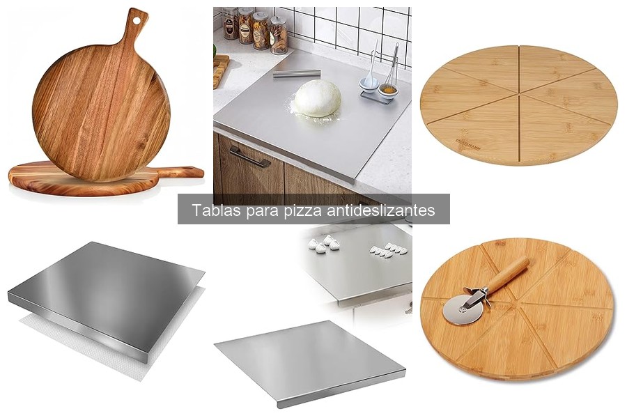 Diferencias de materiales en tablas antideslizantes para pizza