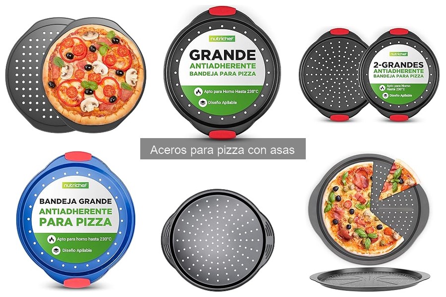 Dónde comprar aceros para pizza con asas con descuento