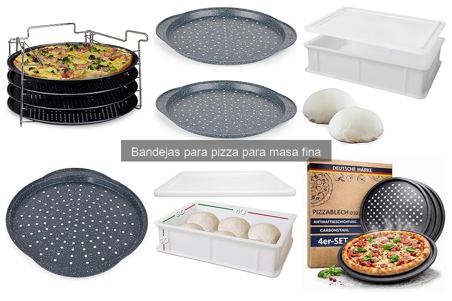 Dónde comprar bandejas para pizza de masa fina al mejor precio