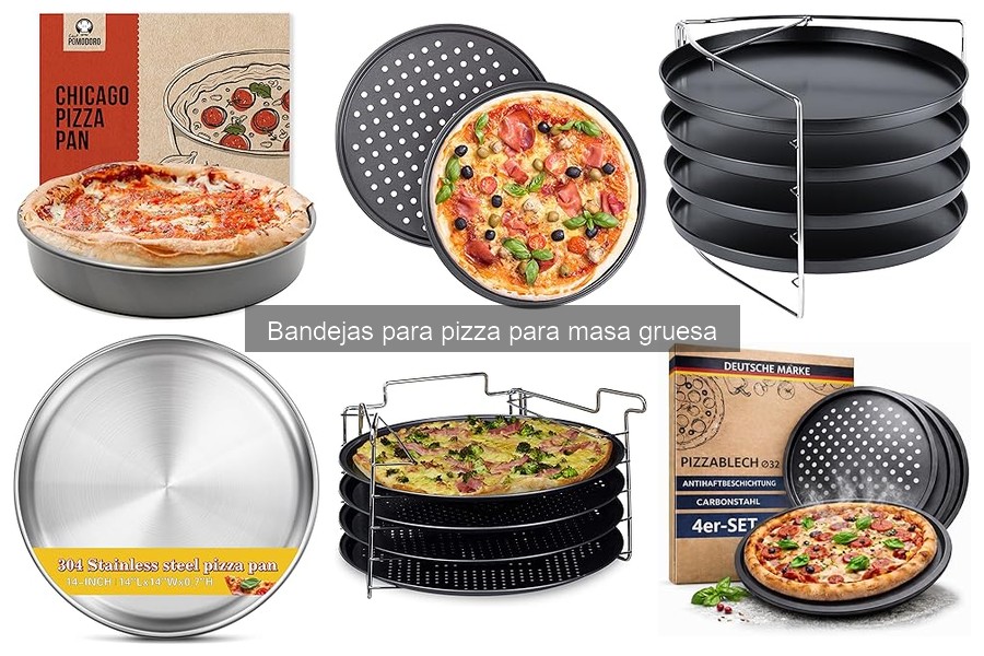 Dónde comprar bandejas para pizza de masa gruesa baratas