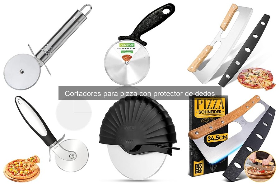 Dónde comprar cortadores de pizza con protector de dedos