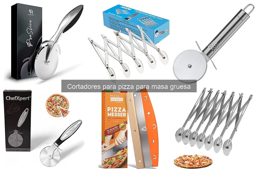 Dónde comprar cortadores para pizza de masa gruesa
