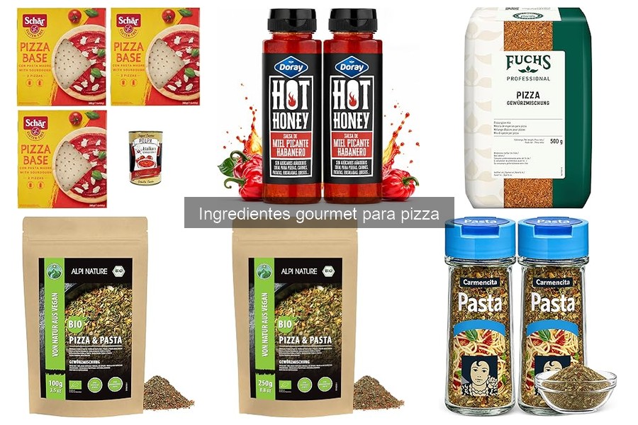 Dónde comprar ingredientes gourmet para pizza online y en tiendas