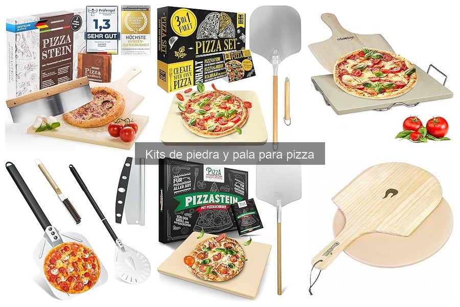 Dónde comprar kits de piedra y pala para pizza