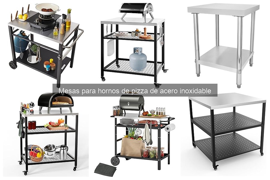 Dónde comprar mesas para hornos de pizza de acero inoxidable