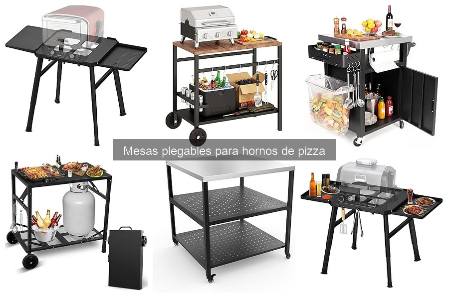 Dónde comprar mesas plegables para hornos de pizza