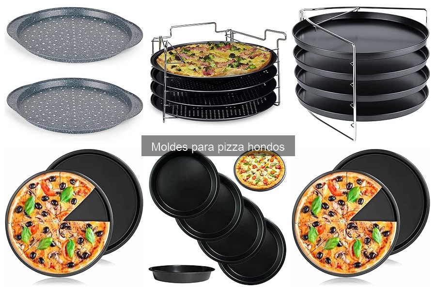 Dónde comprar moldes para pizza hondos al mejor precio