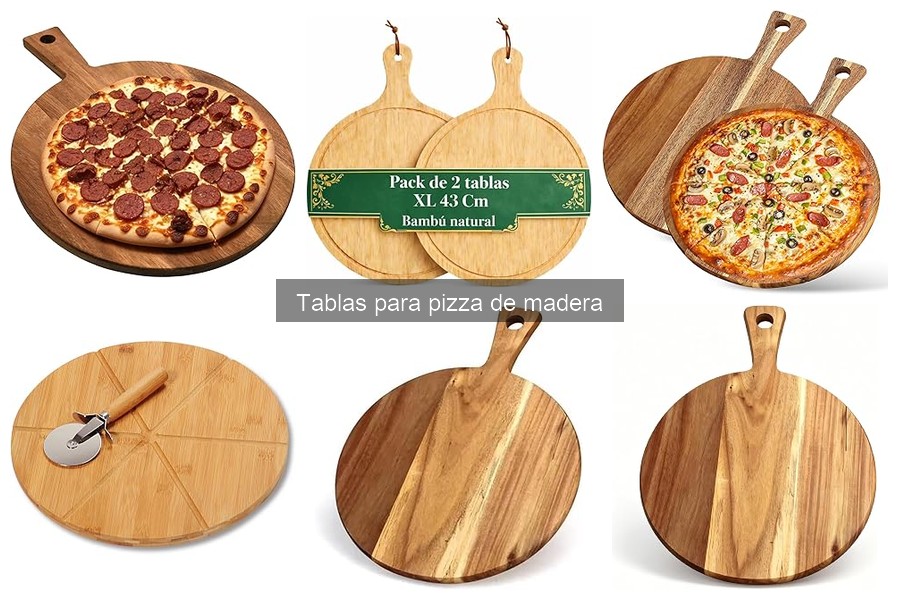 Dónde comprar tablas para pizza de madera: Mejores opciones