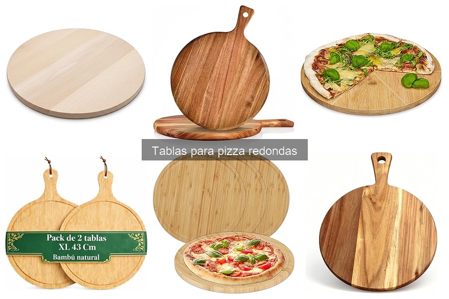 Dónde comprar tablas para pizza redondas a buen precio